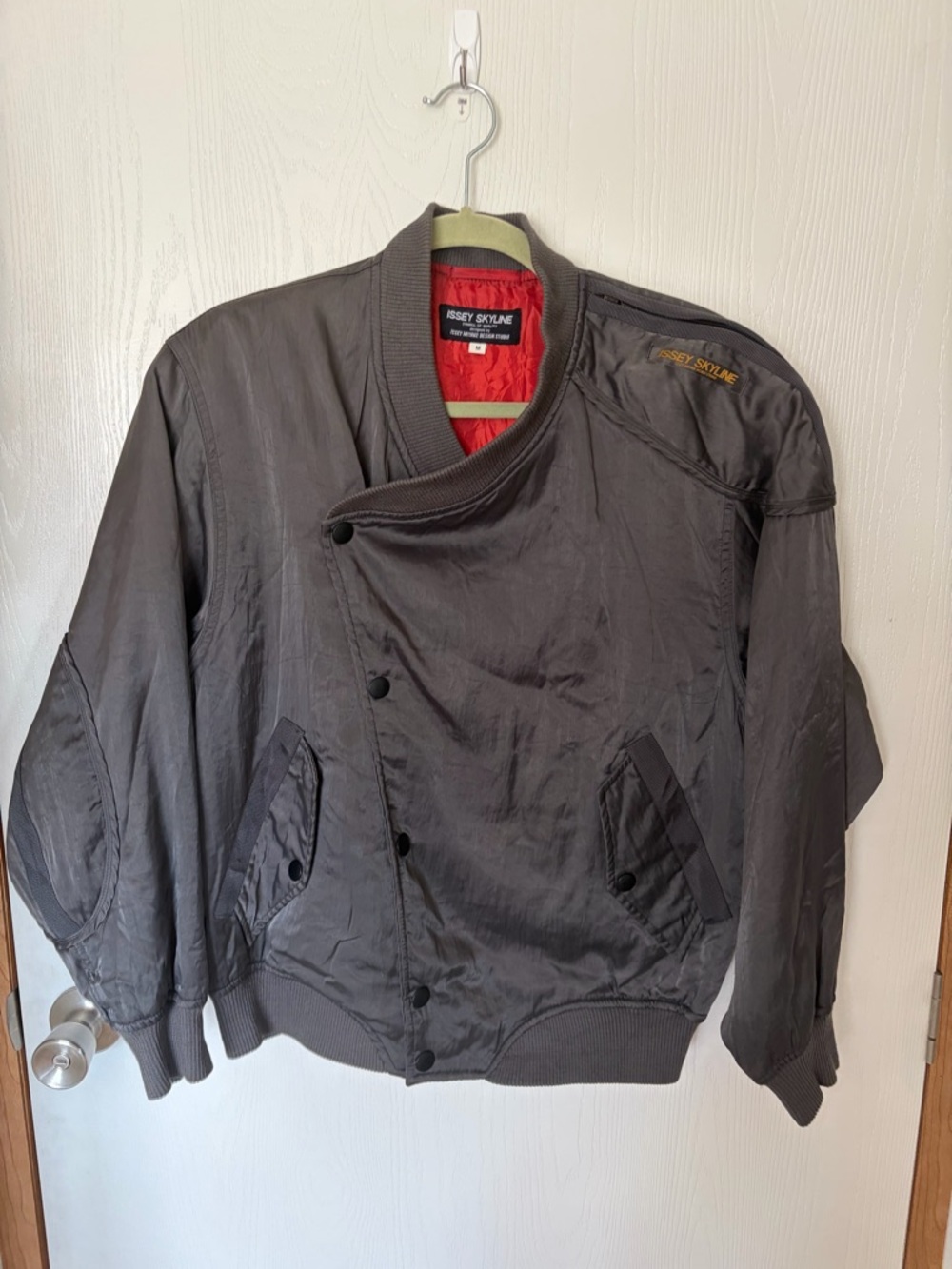 RARE Vintage 80s Issey Miyake Skyline Bomber Jacket SZ M